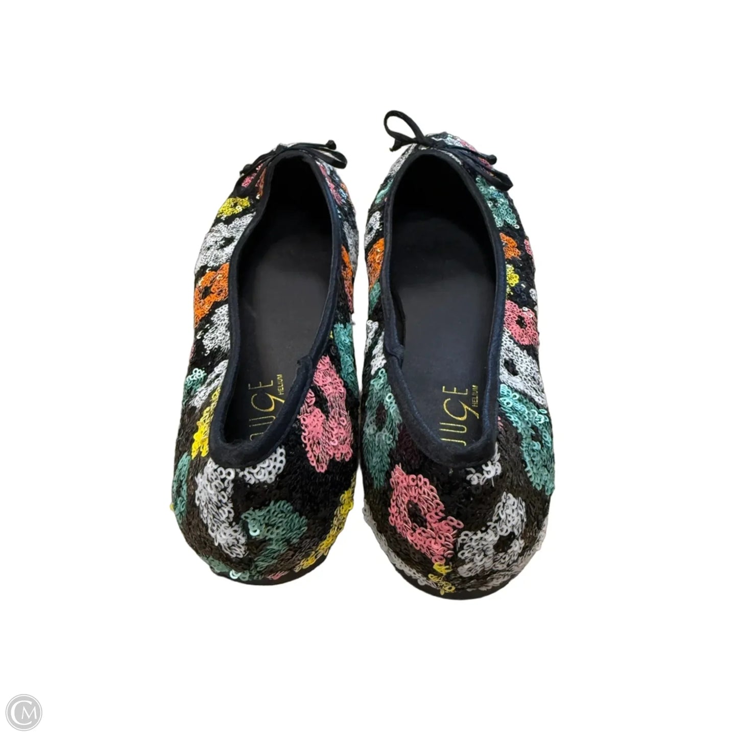Shoes Flats By Rouge In Black & Pink, Size: 10