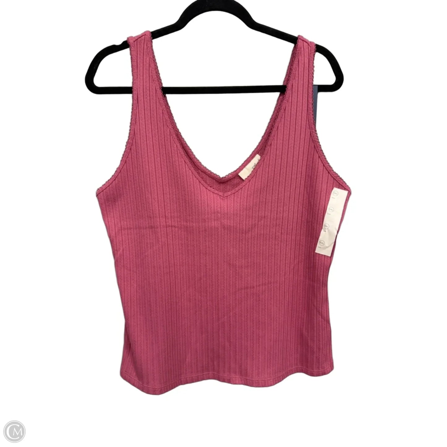 Top Sleeveless By Universal Thread In Pink, Size: Xxl