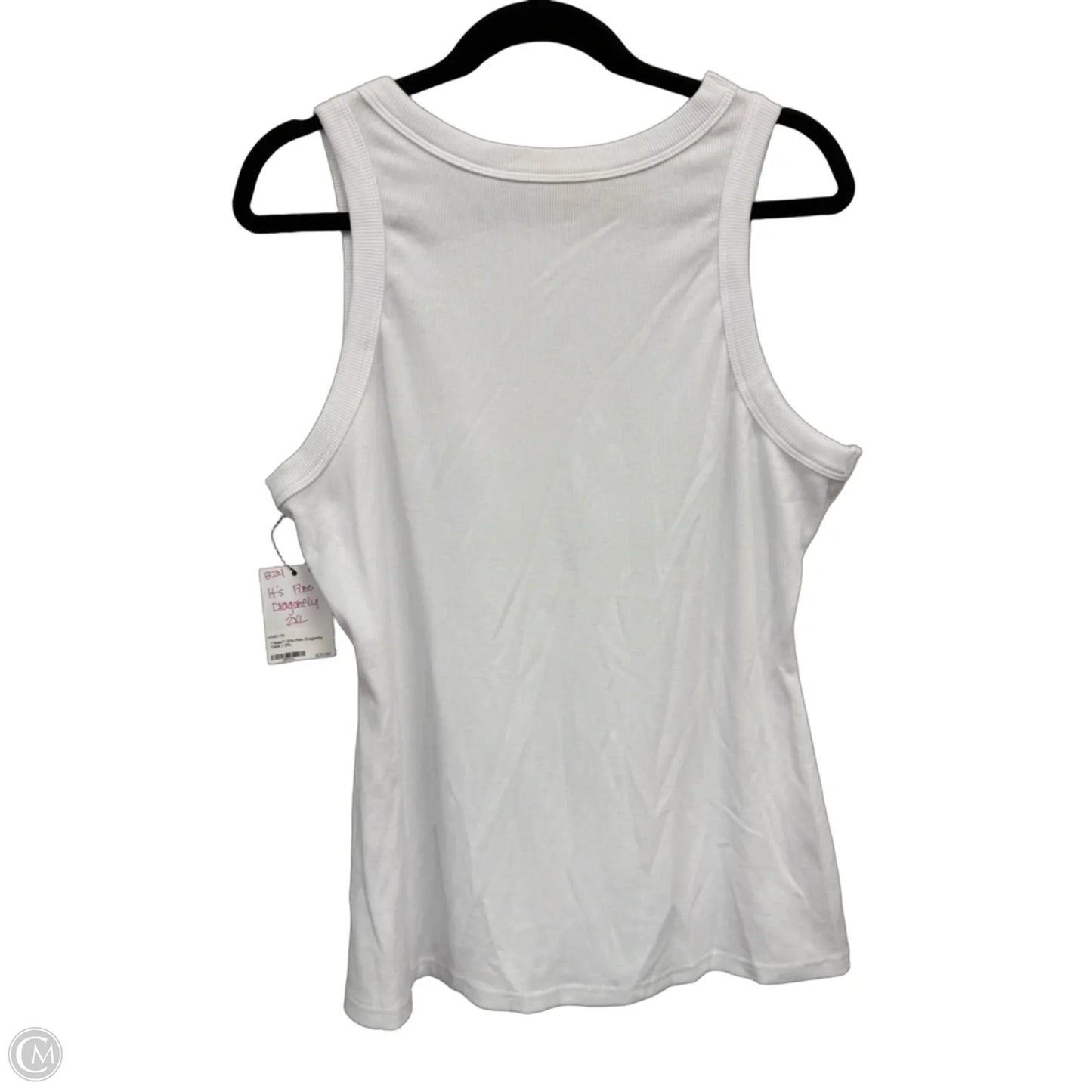 Top Sleeveless By Clothes Mentor In Blue & White, Size: Xxl