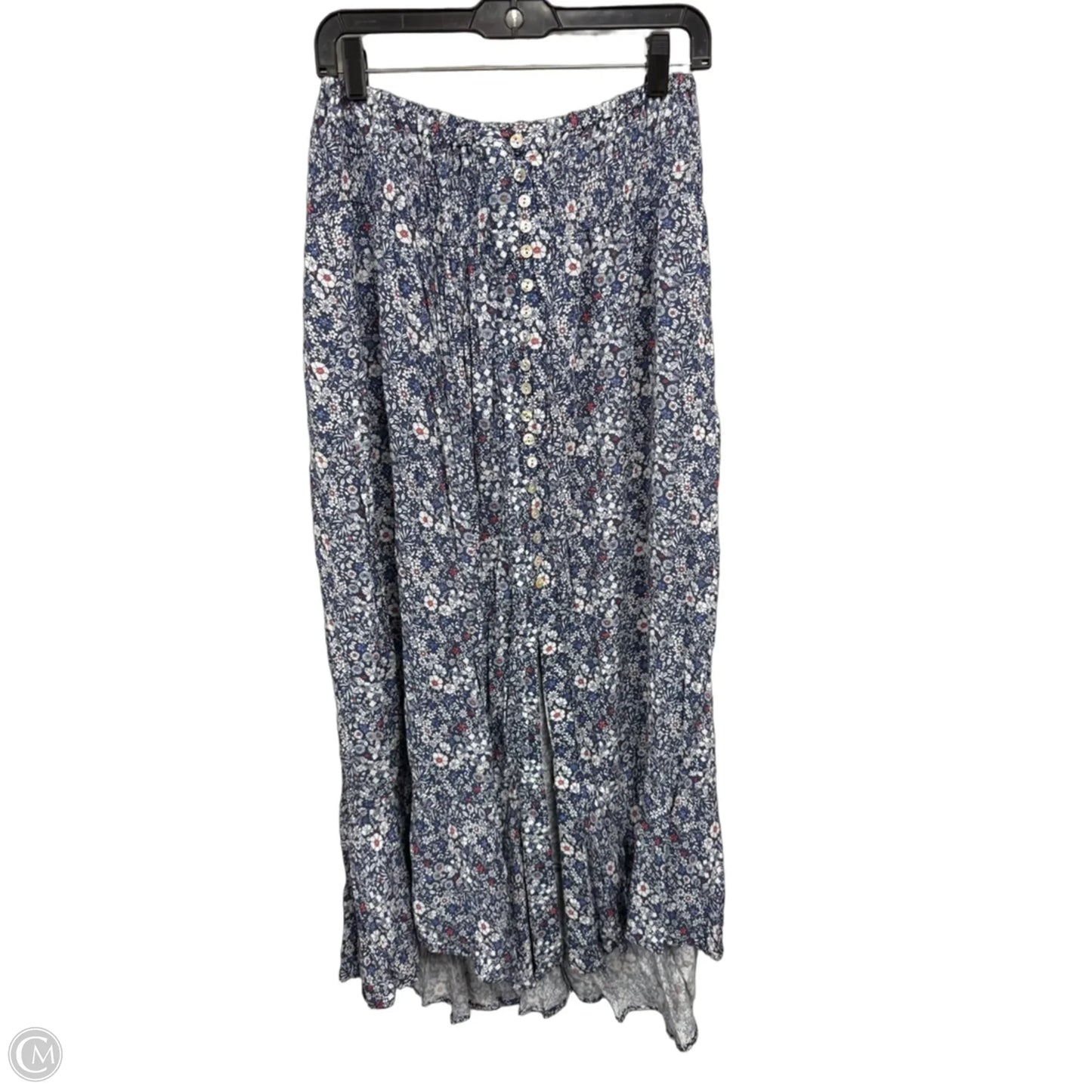 Skirt Maxi By Rachel Zoe In Blue & White, Size: L