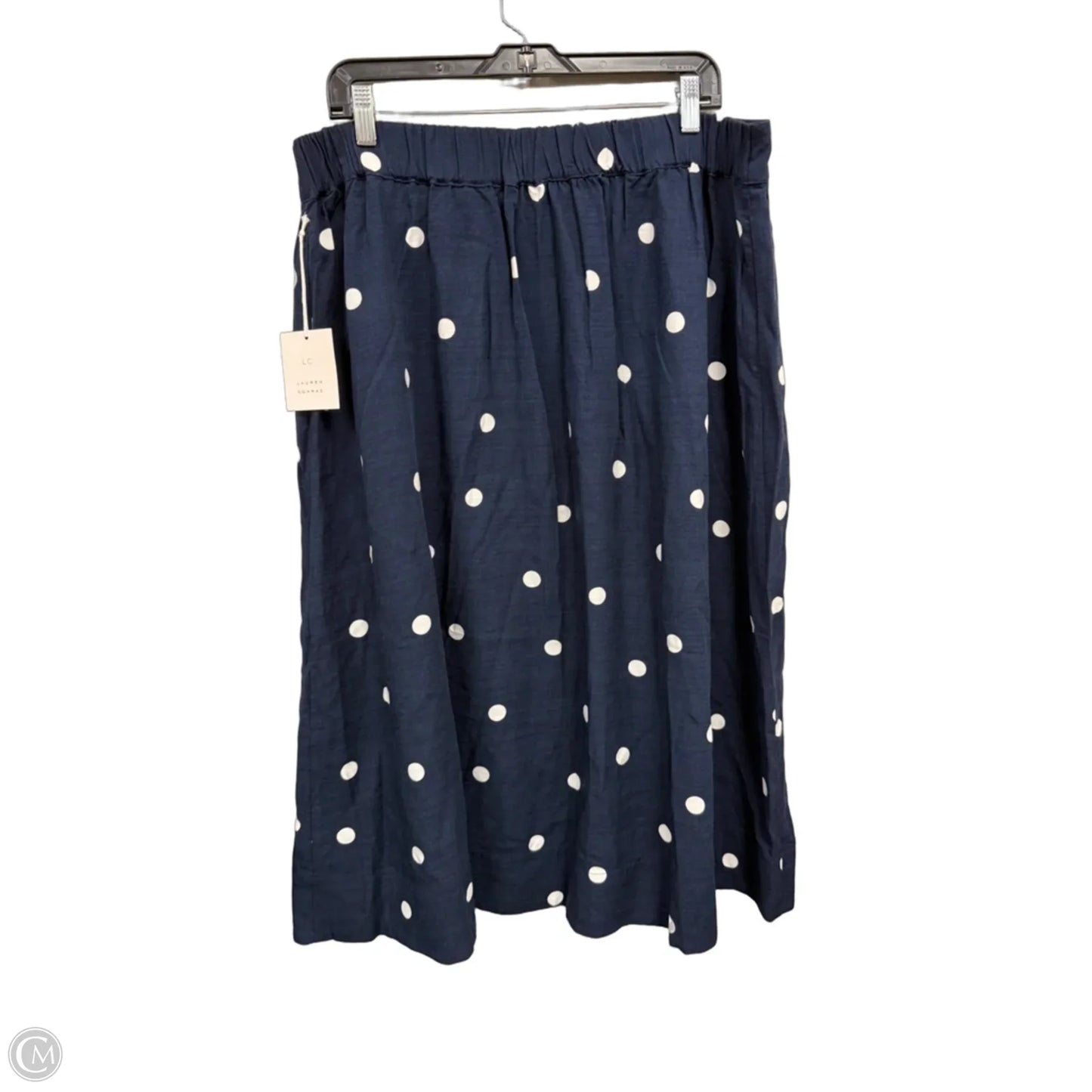 Skirt Maxi By Lc Lauren Conrad In Blue & White, Size: Xl