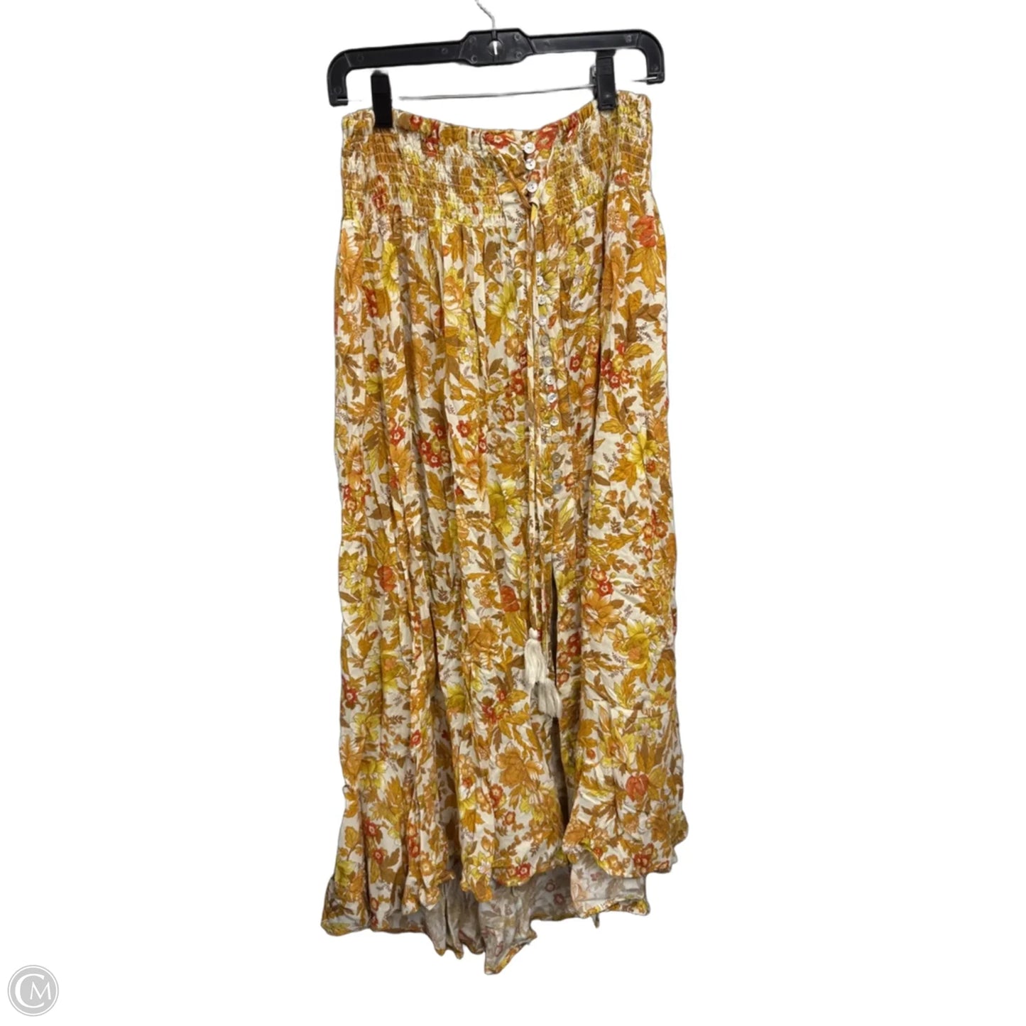 Skirt Maxi By Rachel Zoe In Cream & Yellow, Size: L