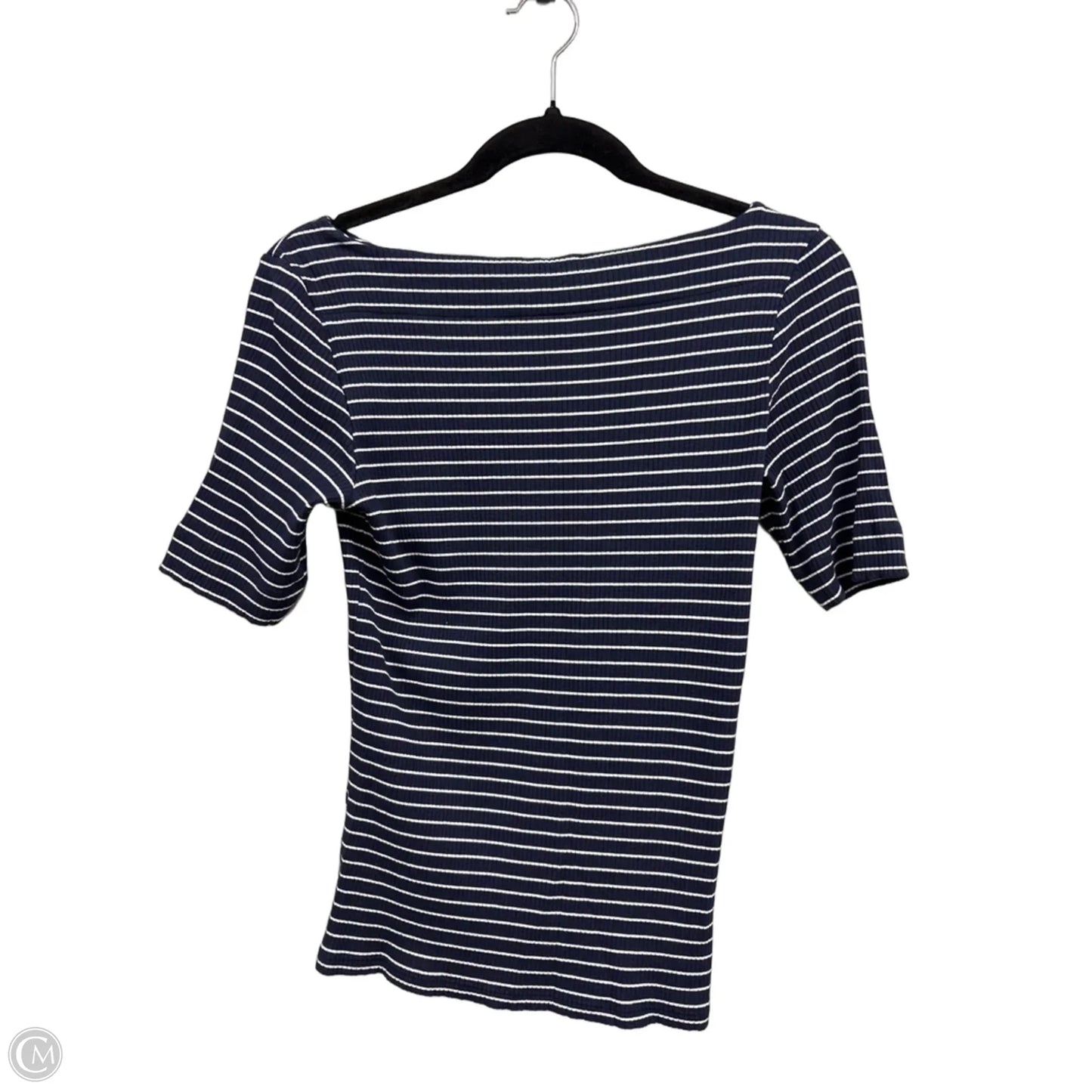Top Sleeveless By Lilla P In Blue & White, Size: S