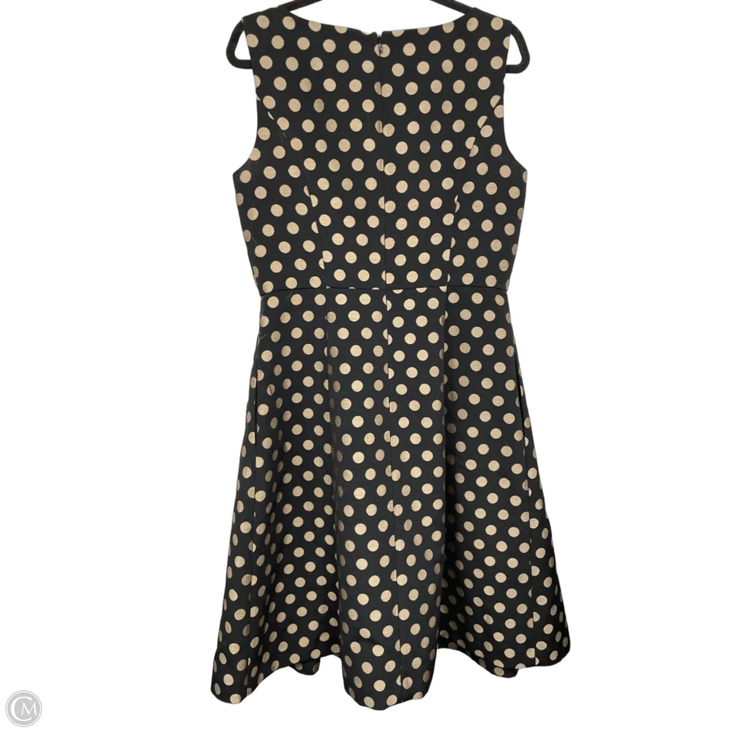 Dress Party Midi By Talbots In Black & Gold, Size: 10