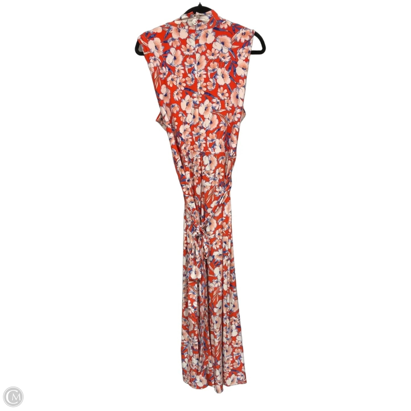 Dress Casual Maxi By Tommy Hilfiger In Blue & Orange, Size: 12