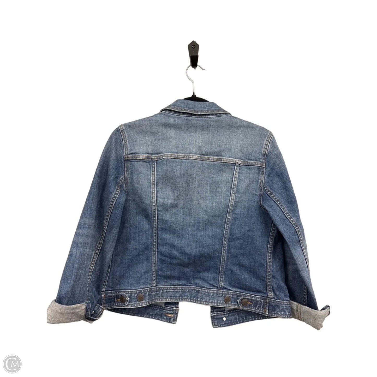 Jacket Denim By Talbots In Blue, Size: M