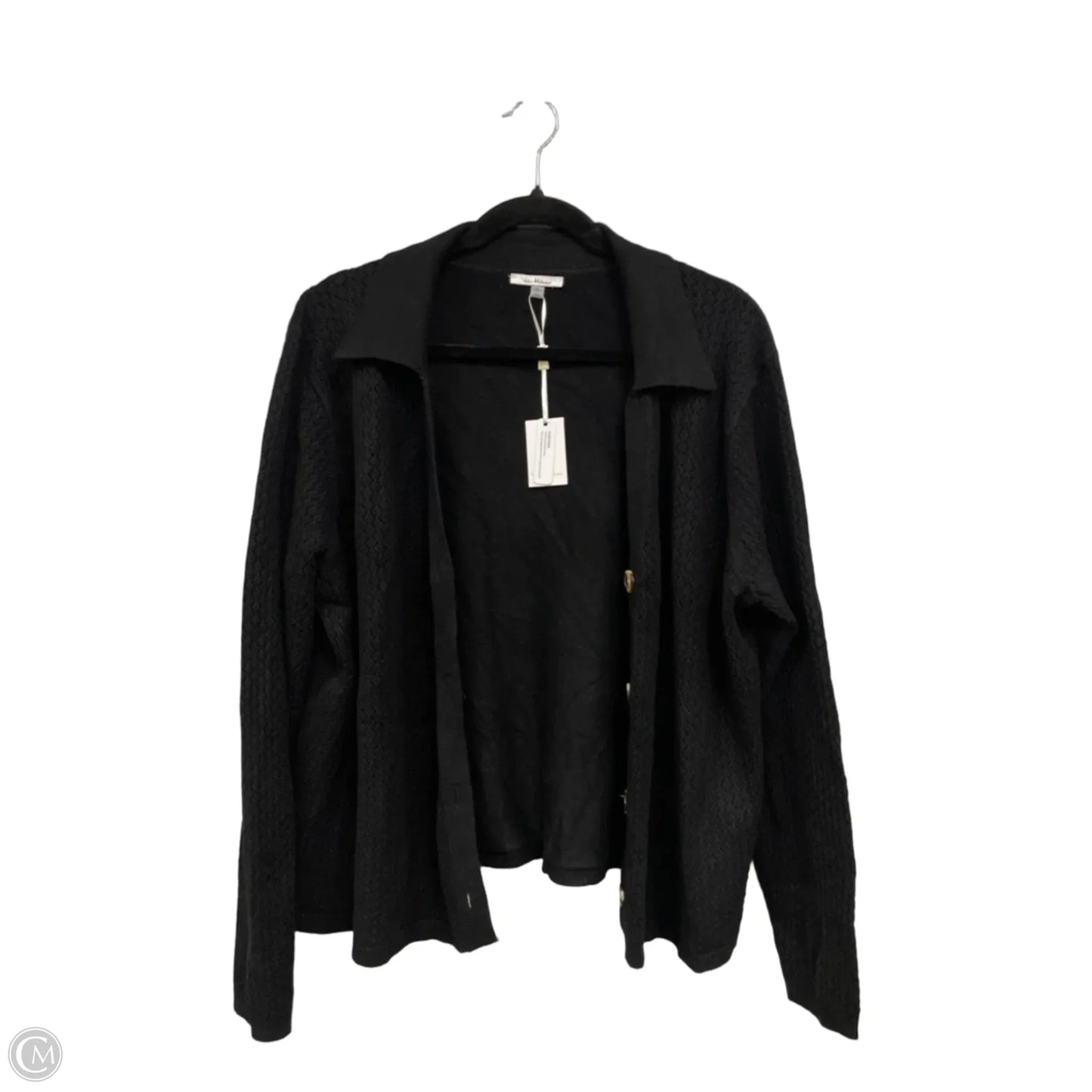 Sweater Cardigan By Vila Milano In Black, Size: Xl