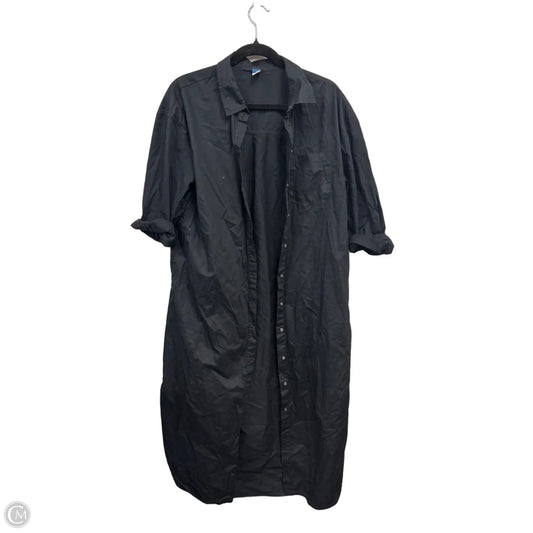 Dress Casual Maxi By Old Navy In Black, Size: S