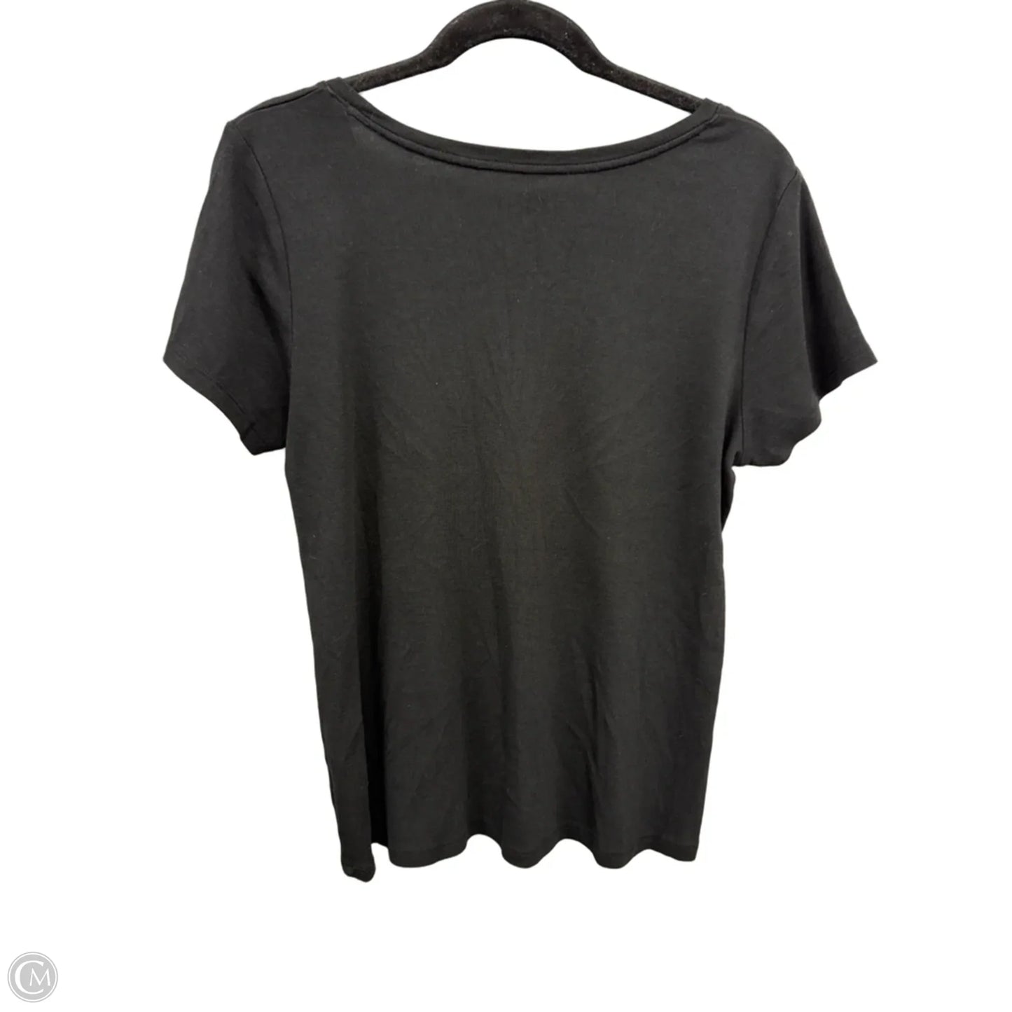Top Short Sleeve Basic By Workshop In Black, Size: L