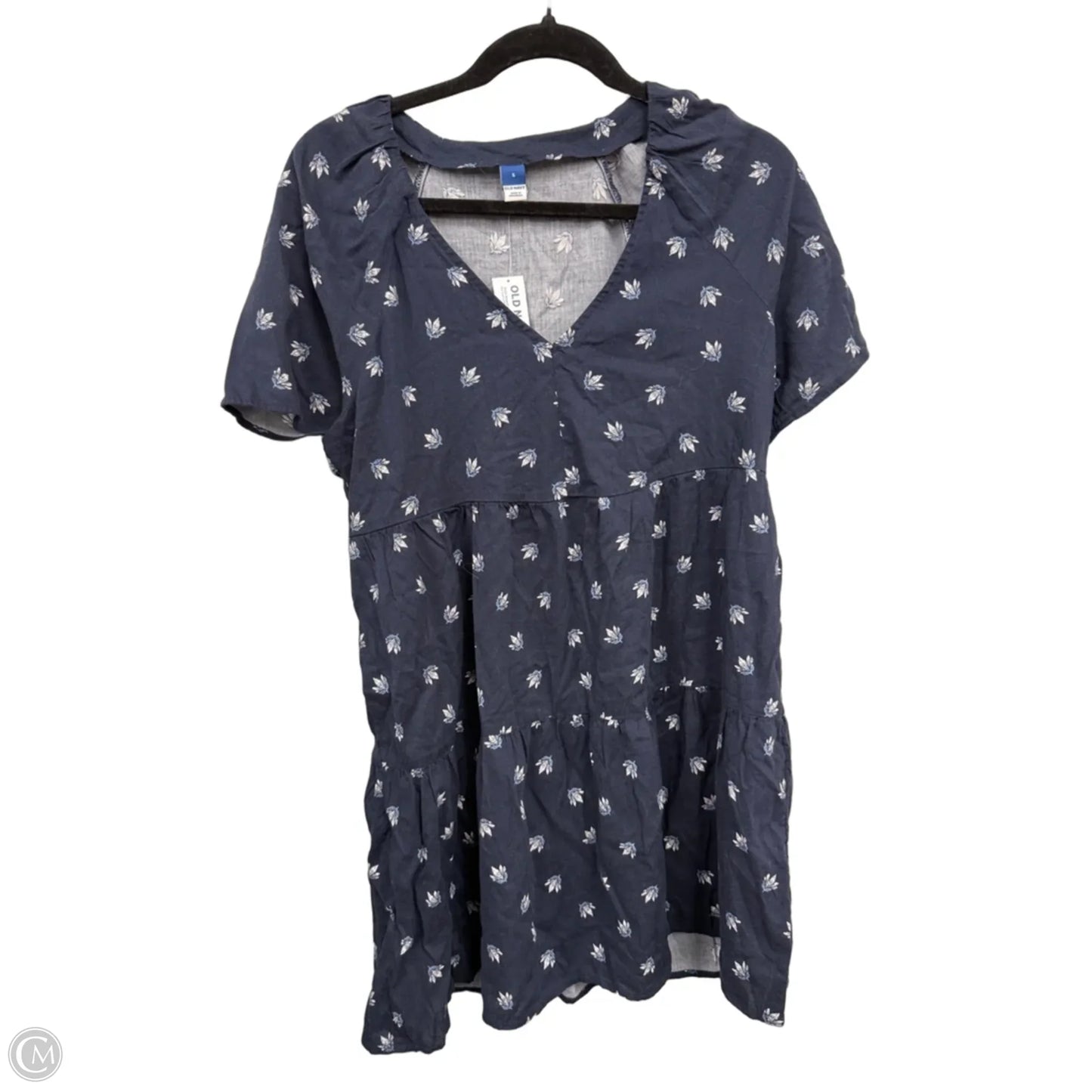 Dress Casual Short By Old Navy In Blue & White, Size: S