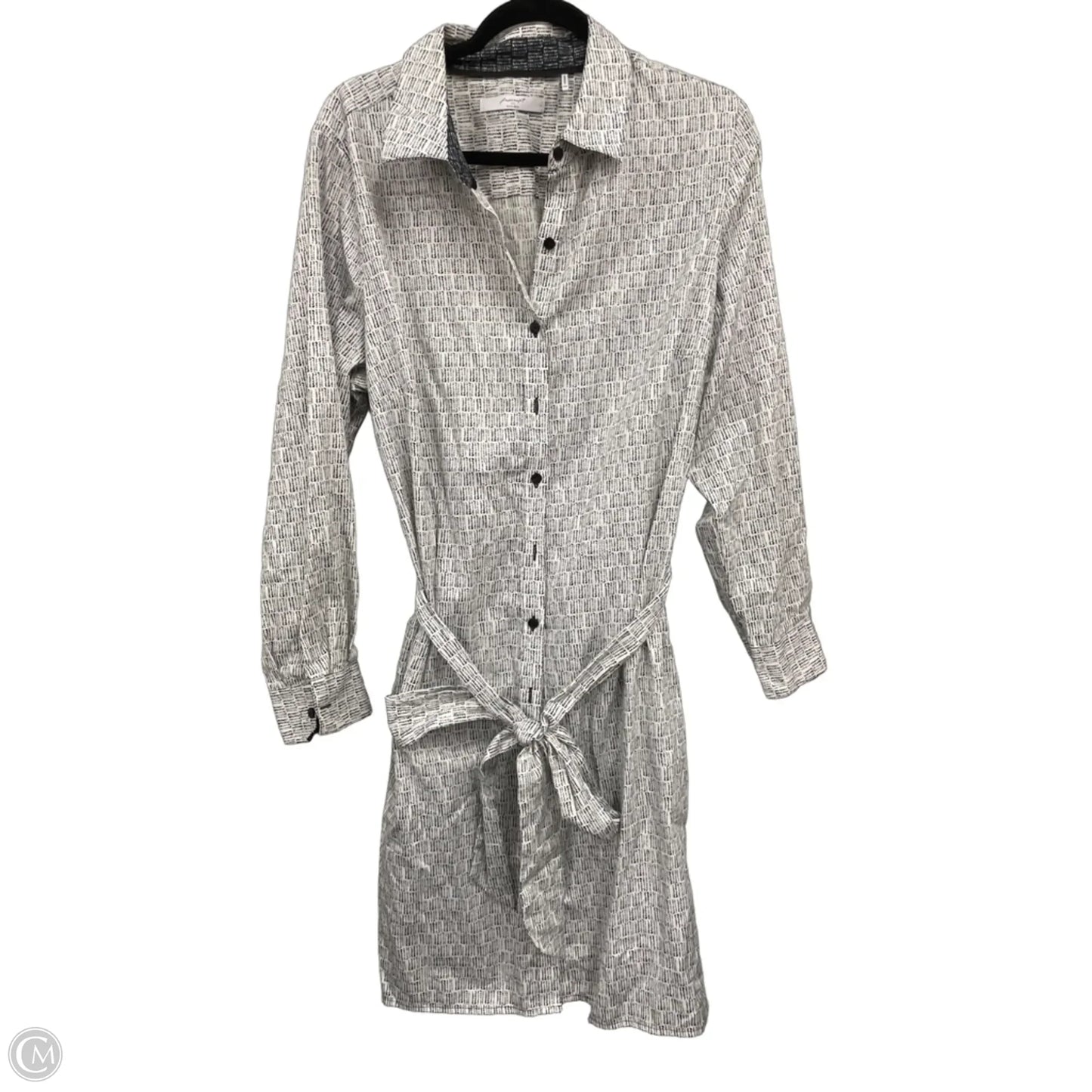 Dress Casual Midi By Foxcroft In Black & White, Size: 16