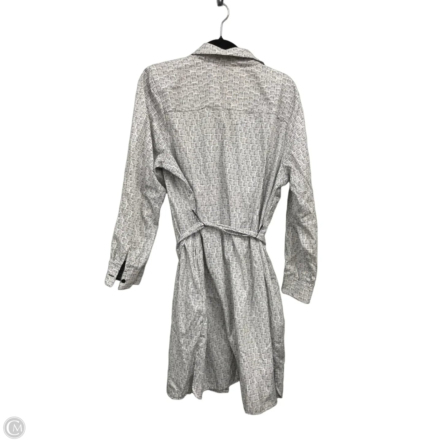 Dress Casual Midi By Foxcroft In Black & White, Size: 16