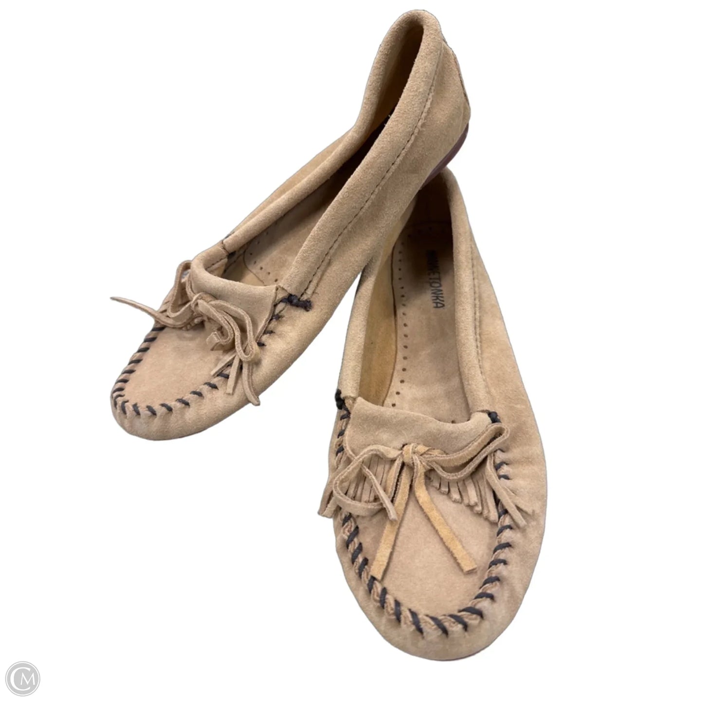 Shoes Flats By Minnetonka In Brown, Size: 10