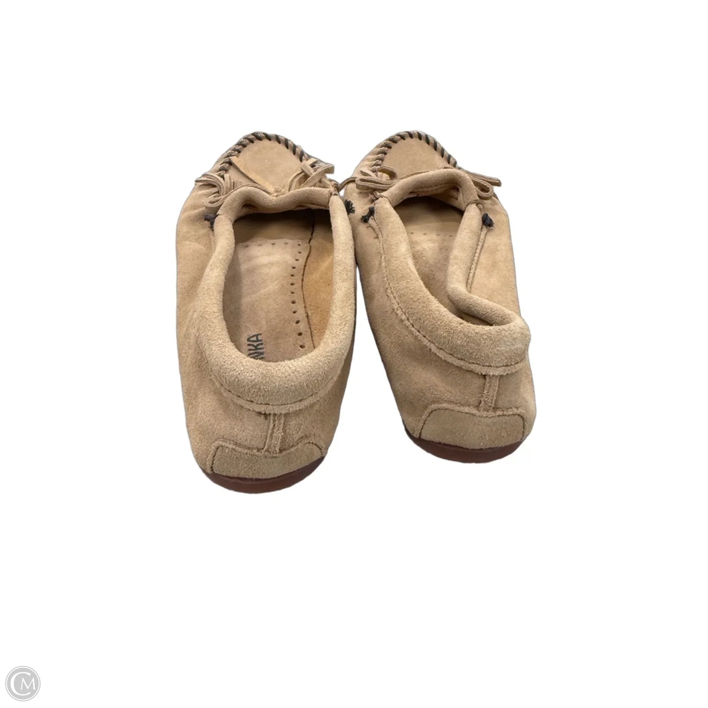 Shoes Flats By Minnetonka In Brown, Size: 10