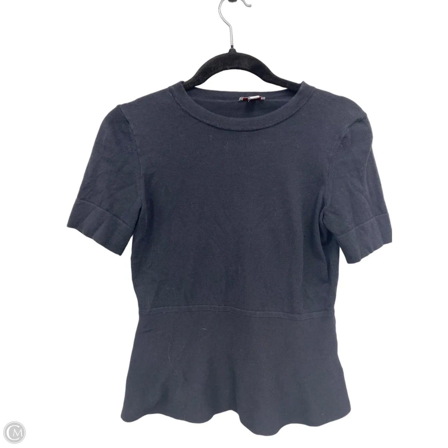 Top Short Sleeve Basic By Gap In Black, Size: S