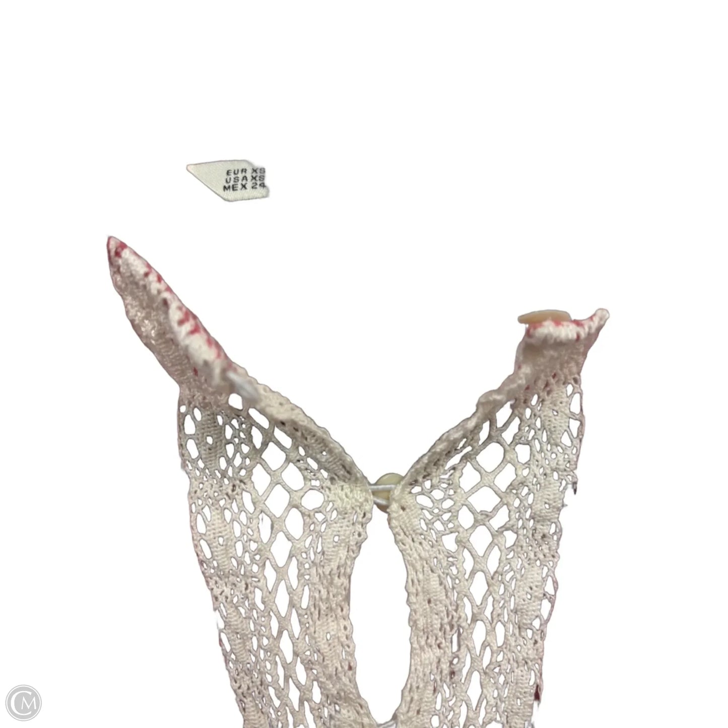 Top 3/4 Sleeve By Zara Basic In Red & White, Size: Xs