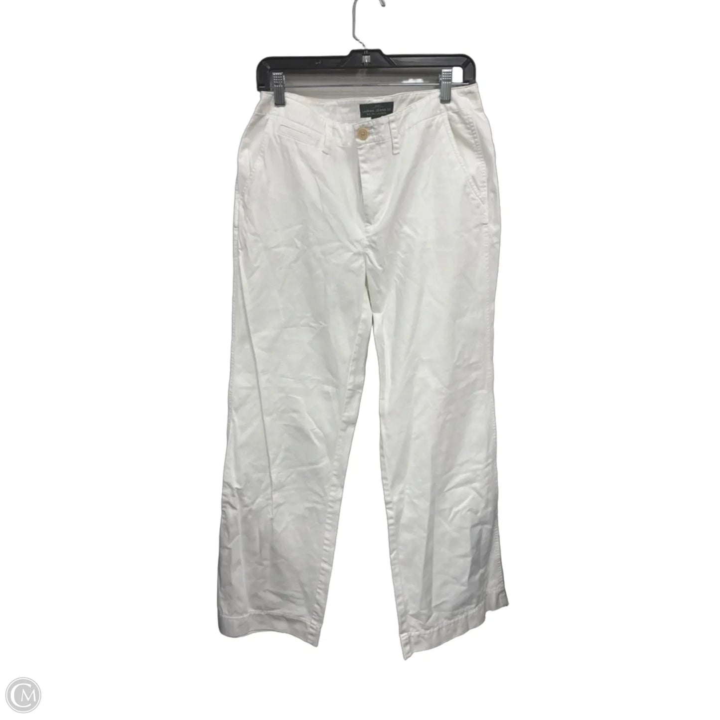 Pants Wide Leg By Lauren By Ralph Lauren In White, Size: 8