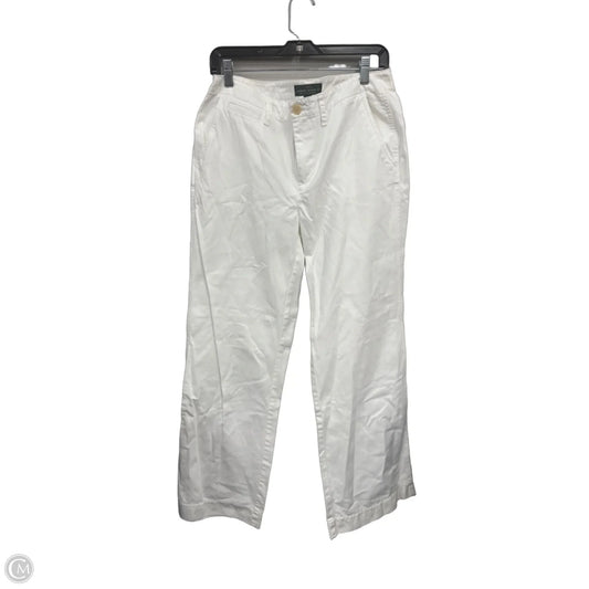 Pants Wide Leg By Lauren By Ralph Lauren In White, Size: 8