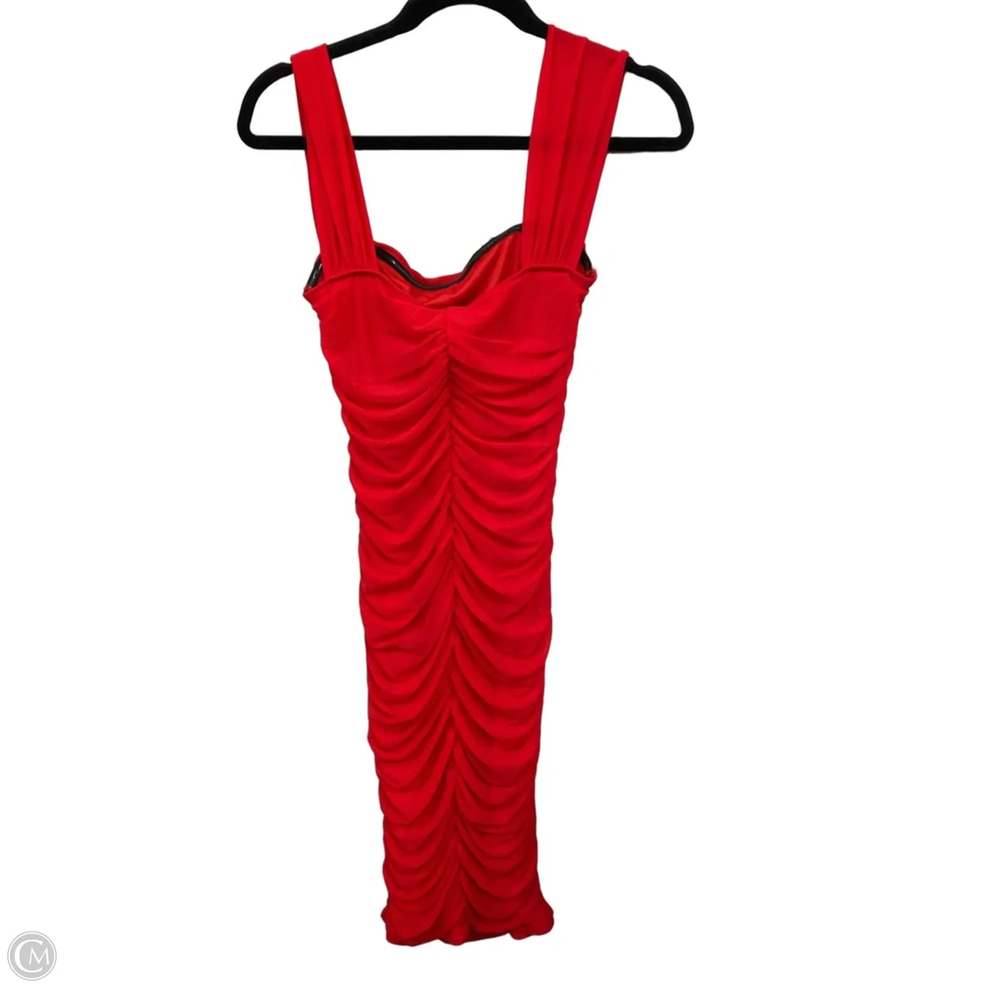 Dress Party Midi By Clothes Mentor In Red, Size: S
