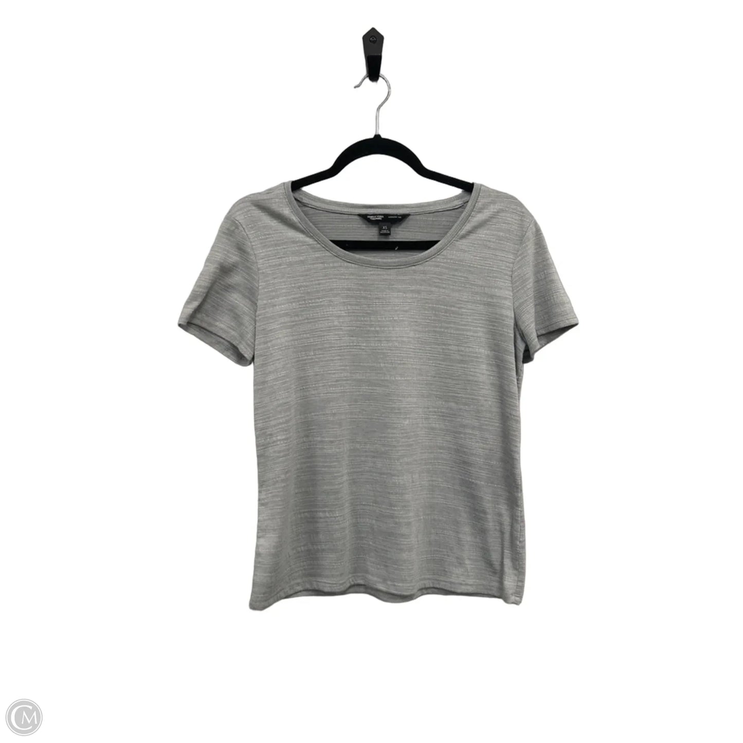 Top Short Sleeve By Simply Vera In Grey, Size: Xs