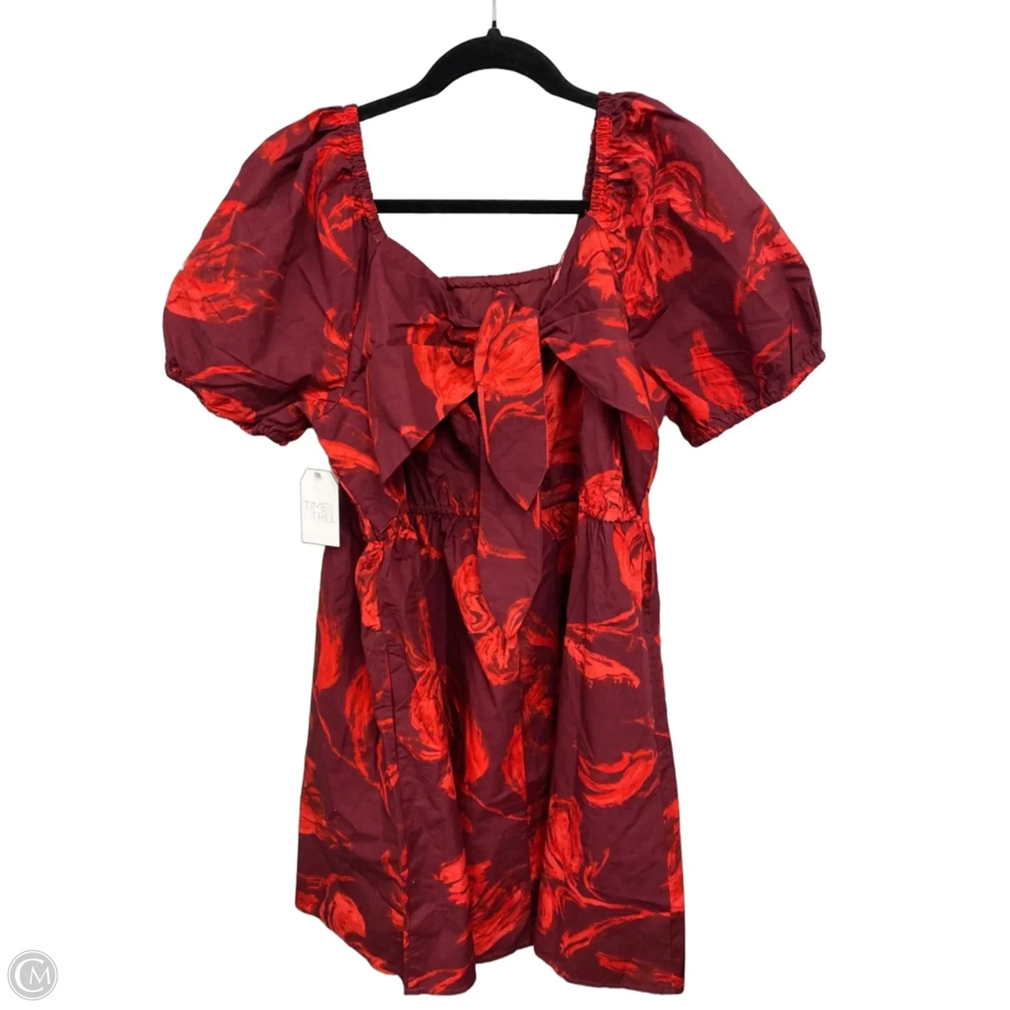 Dress Casual Short By Time And Tru In Red, Size: Xl