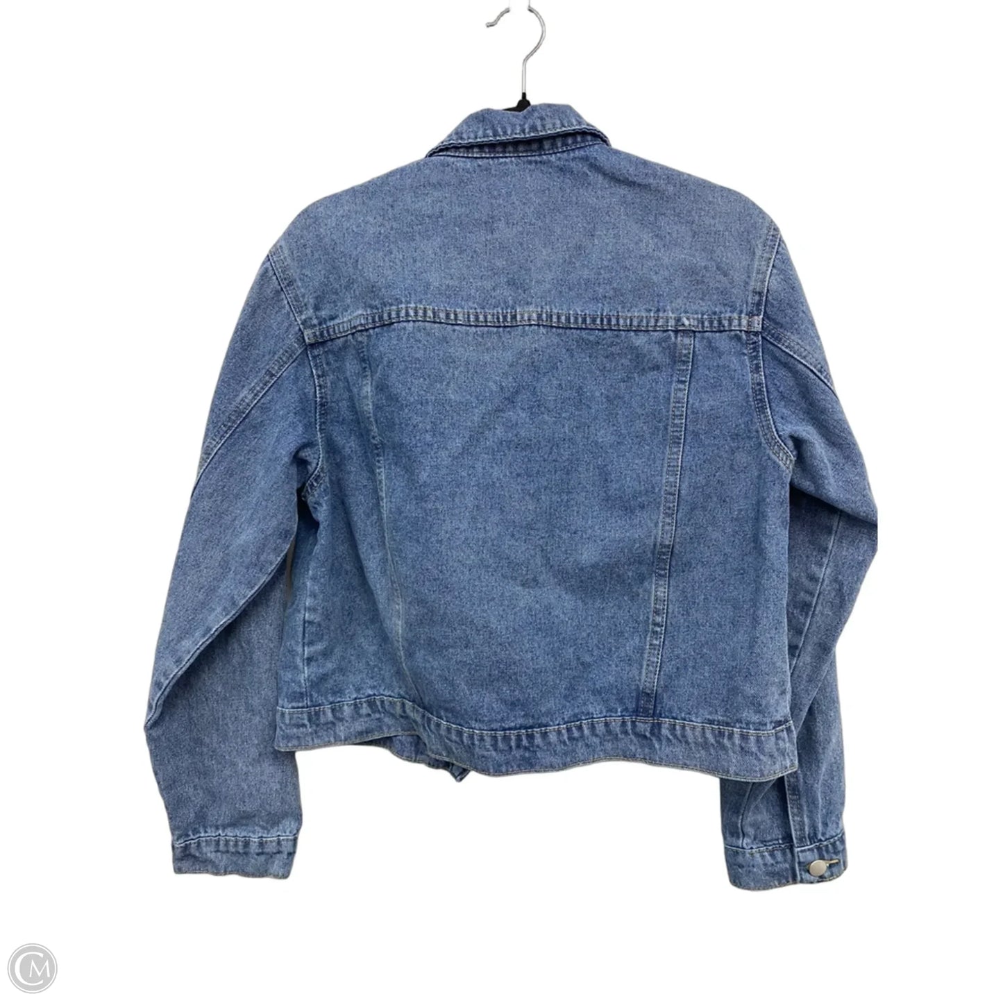 Jacket Denim By Shein In Blue Denim, Size: L