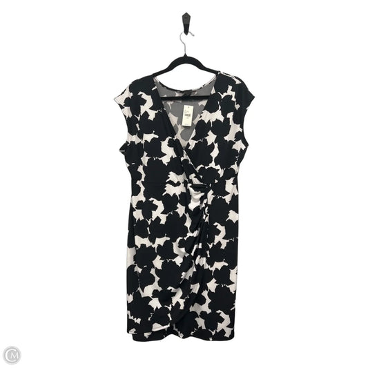 Dress Casual Short By Lane Bryant In Black & White, Size: 14