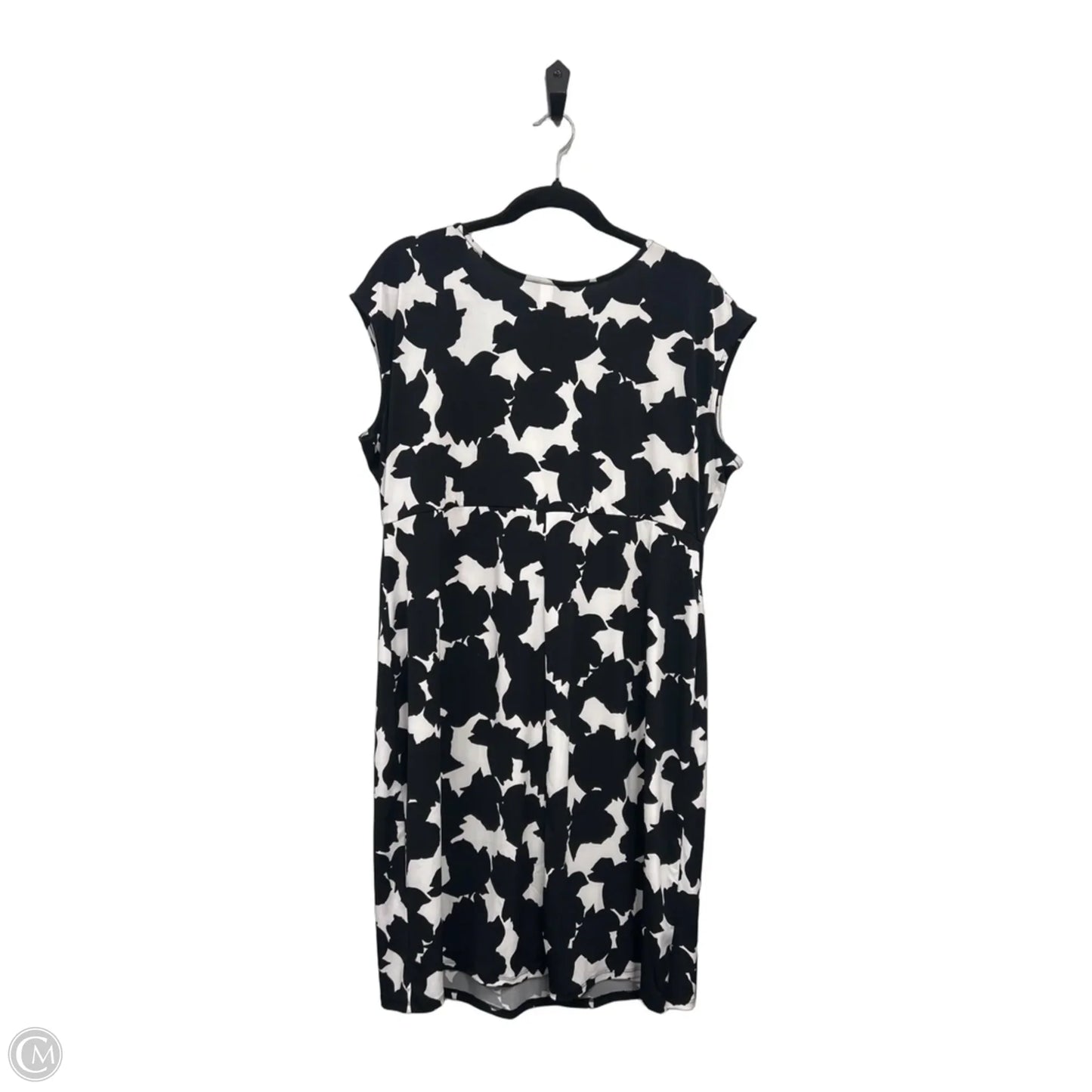 Dress Casual Short By Lane Bryant In Black & White, Size: 14