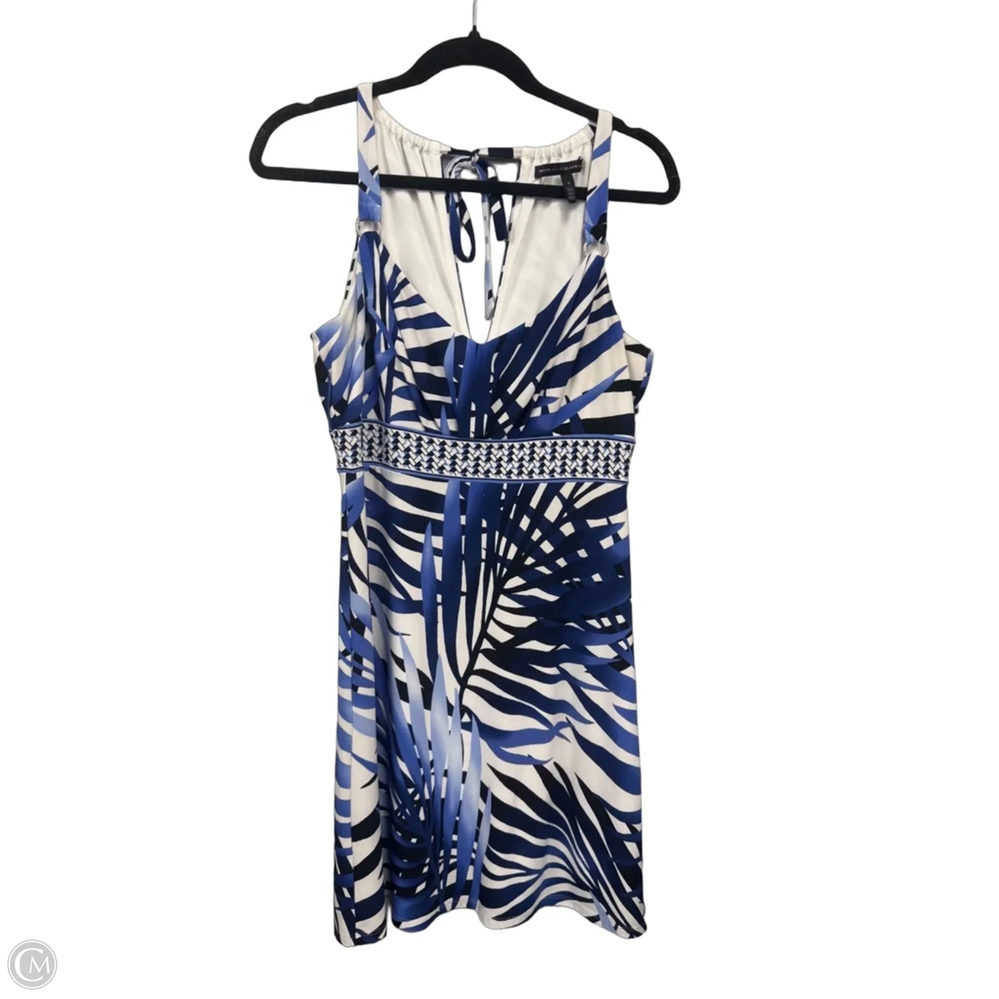Dress Casual Short By White House Black Market In Blue & White, Size: S
