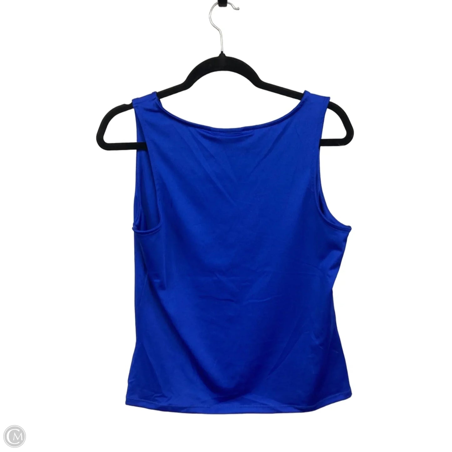 Top Sleeveless By Versona In Blue, Size: L