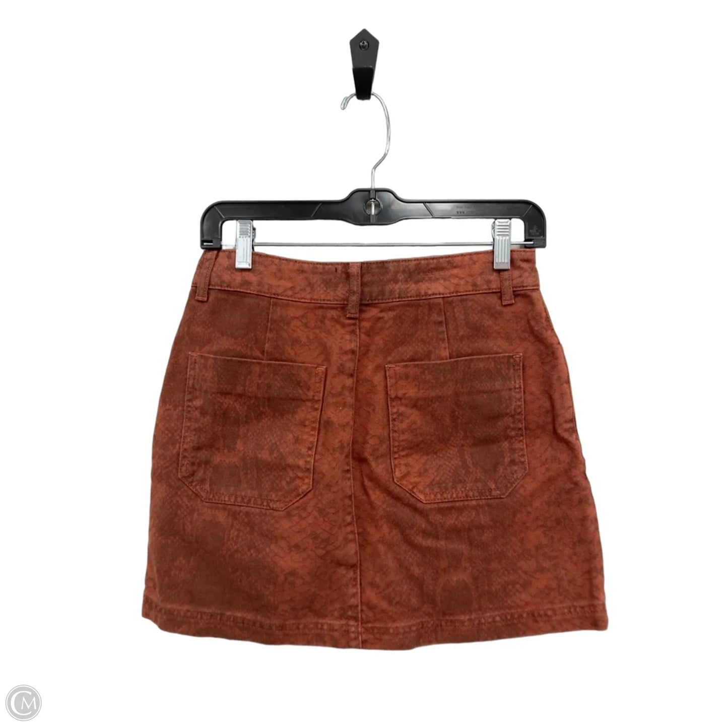 Skirt Mini & Short By Bdg In Brown, Size: S