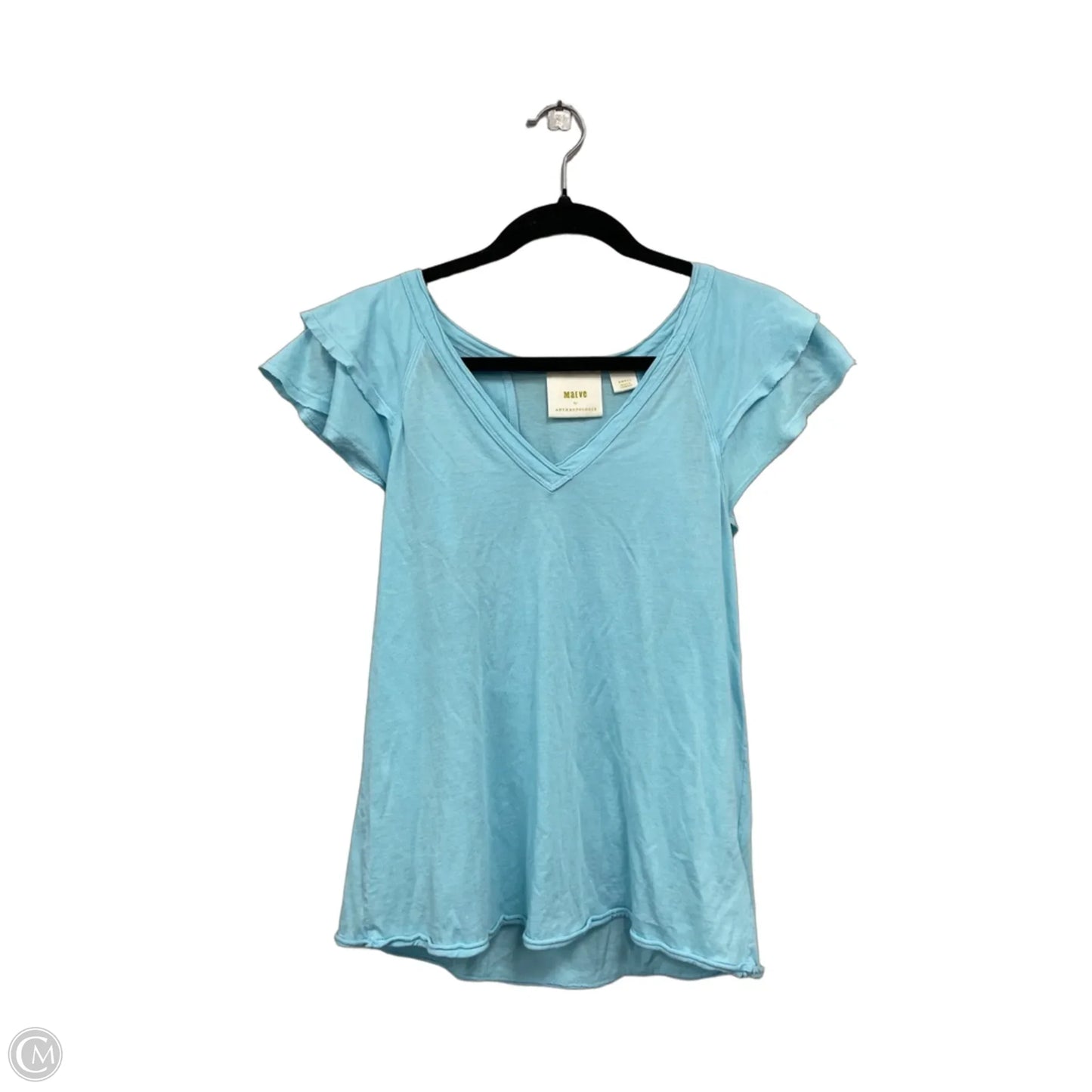 Top Short Sleeve By Maeve In Blue, Size: S