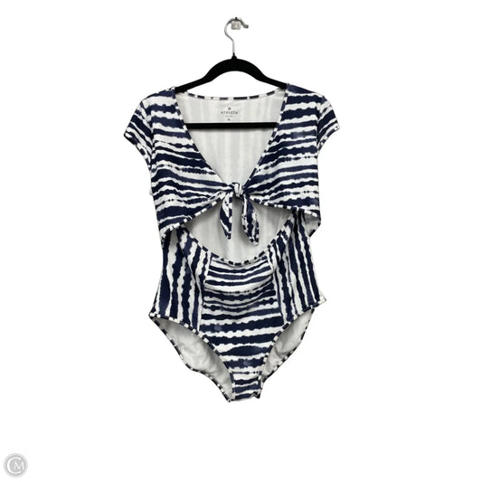 Swimsuit By Athleta In Blue & White, Size: Xl