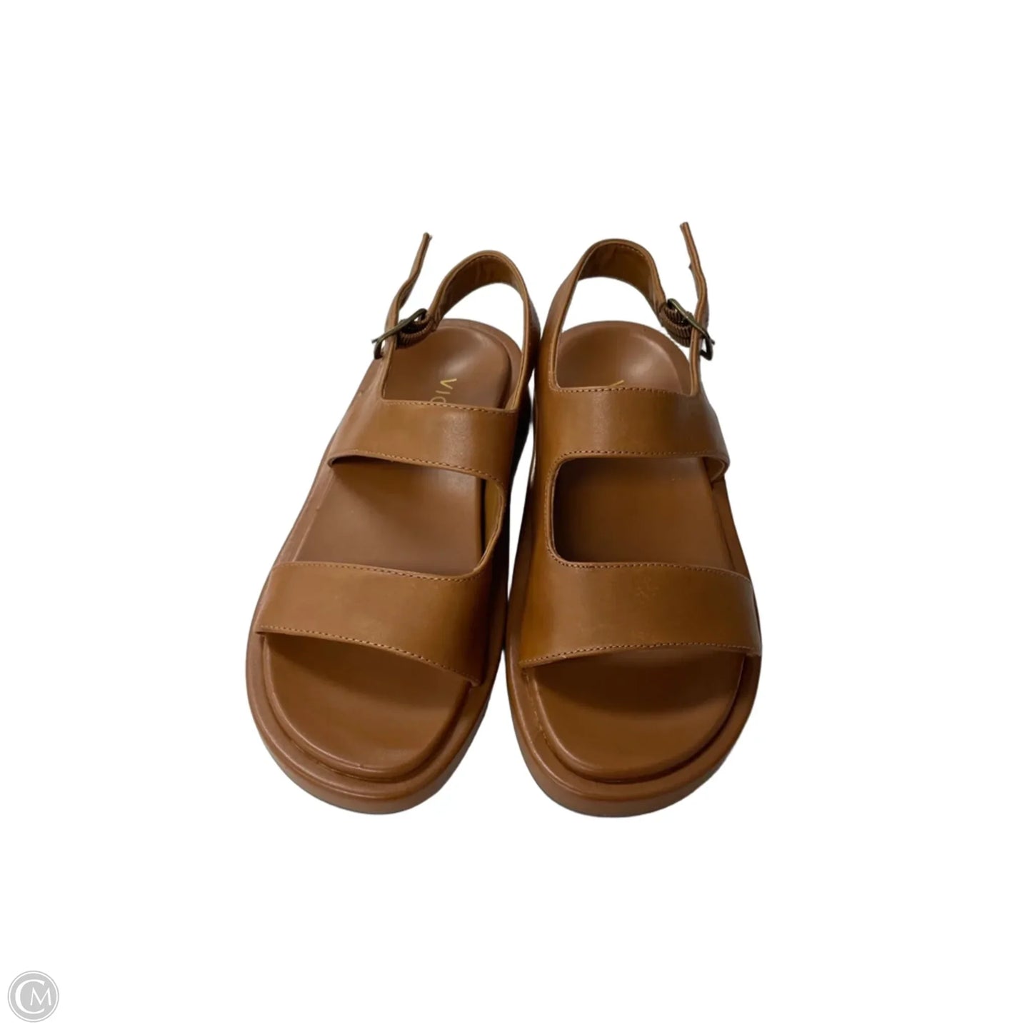 Sandals Flats By Vionic In Tan, Size: 5