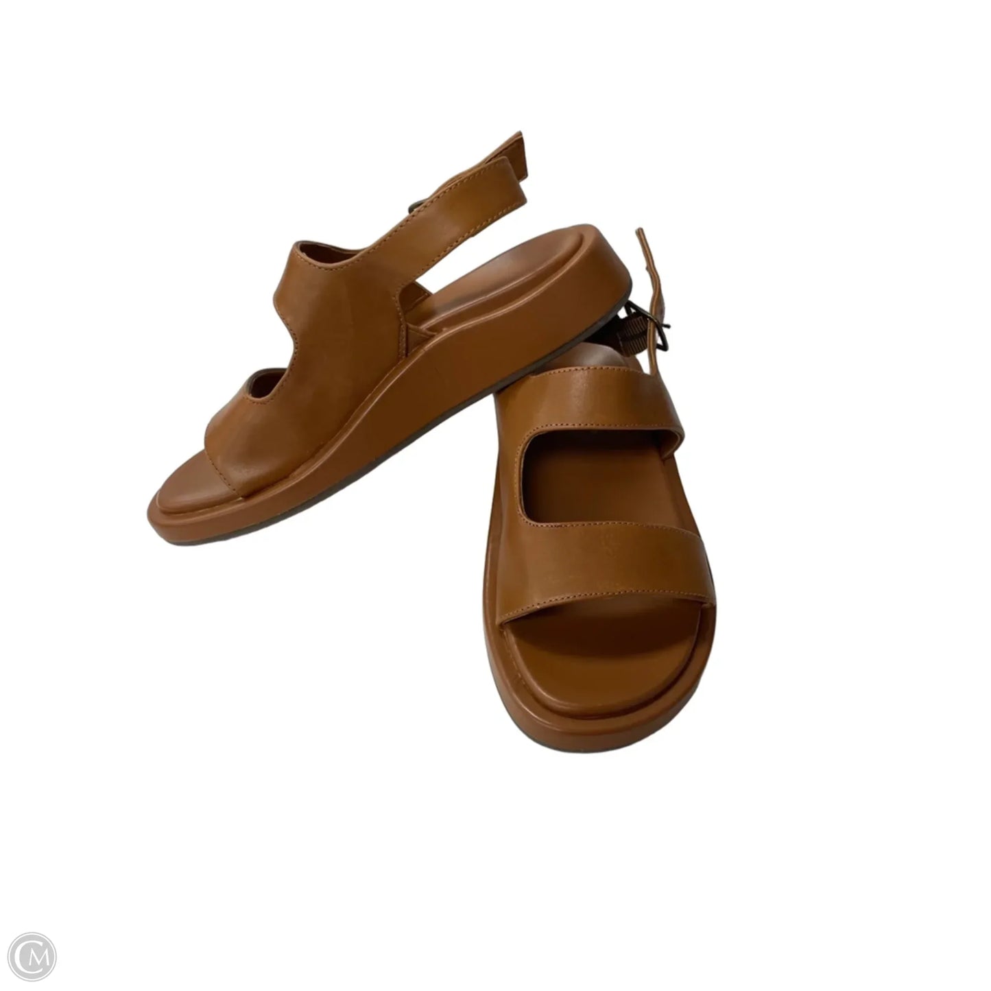 Sandals Flats By Vionic In Tan, Size: 5