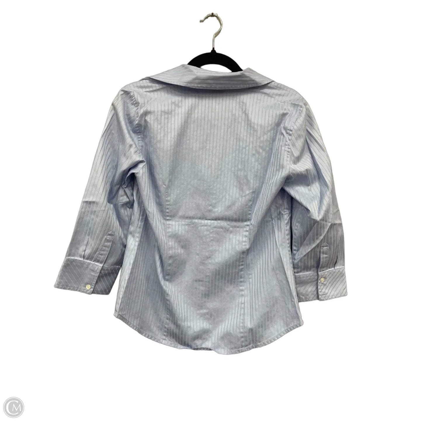 Top 3/4 Sleeve By Ann Taylor In Blue, Size: 8