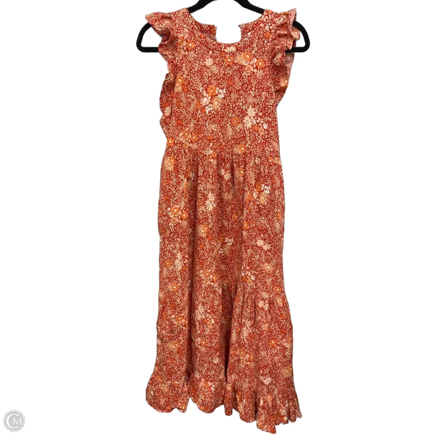 Dress Casual Maxi By Universal Thread In Orange & Red, Size: M