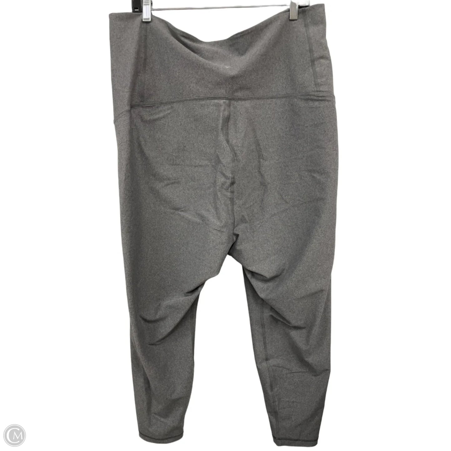 Athletic Leggings By Old Navy In Grey, Size: Xxl