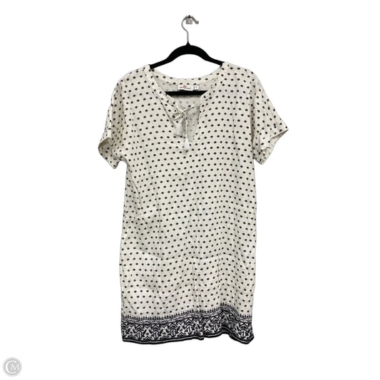 Dress Casual Short By Vineyard Vines In Black & White, Size: 12