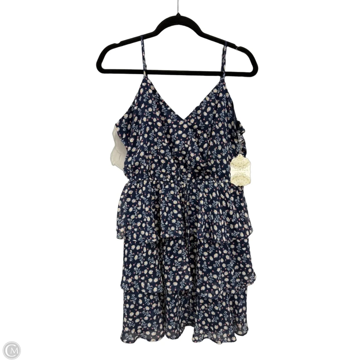 Dress Casual Short By Altard State In Blue & White, Size: Xl