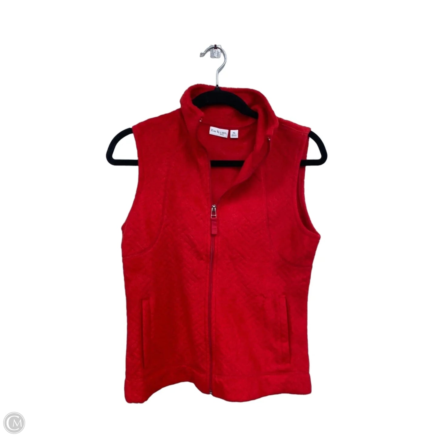 Vest Fleece By Kim Rogers In Red, Size: Sp
