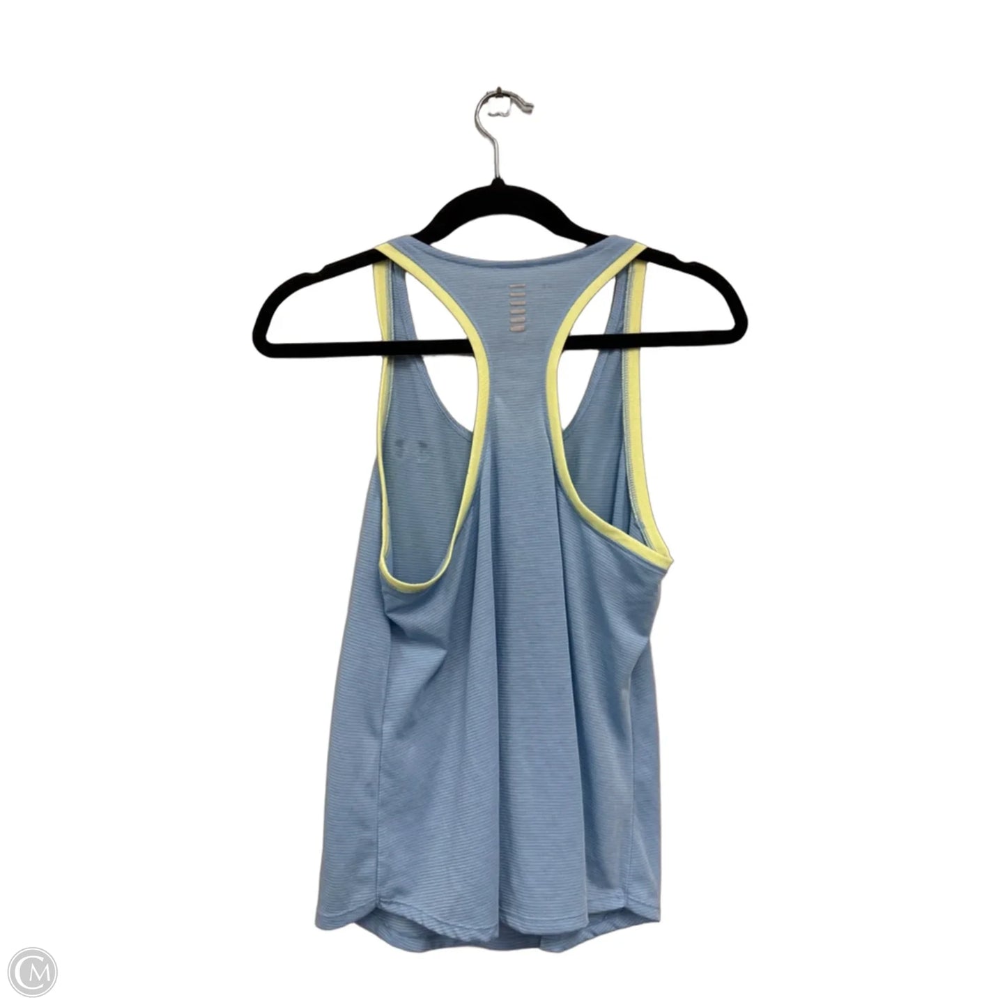 Athletic Tank Top By Under Armour In Blue & Yellow, Size: M