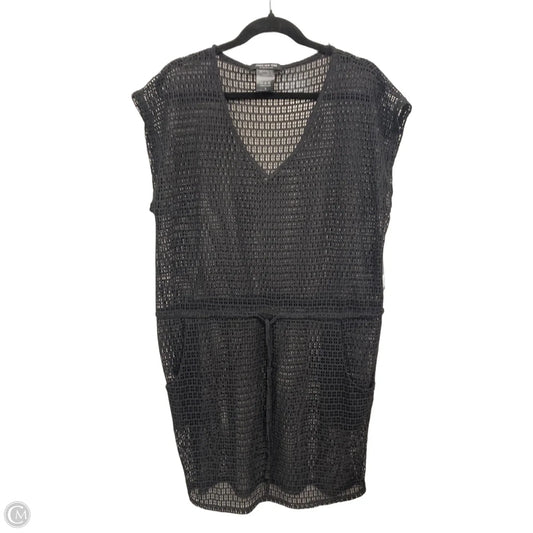 Swimwear Cover-up By Jones New York In Black, Size: L