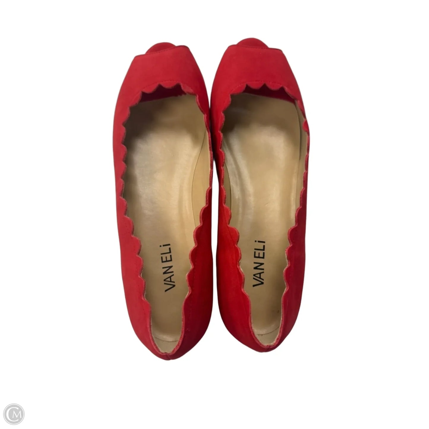 Shoes Flats By Vaneli In Red, Size: 9.5