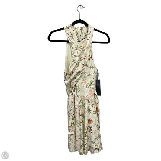 Dress Casual Midi By Rachel Roy In Cream & Green, Size: 14
