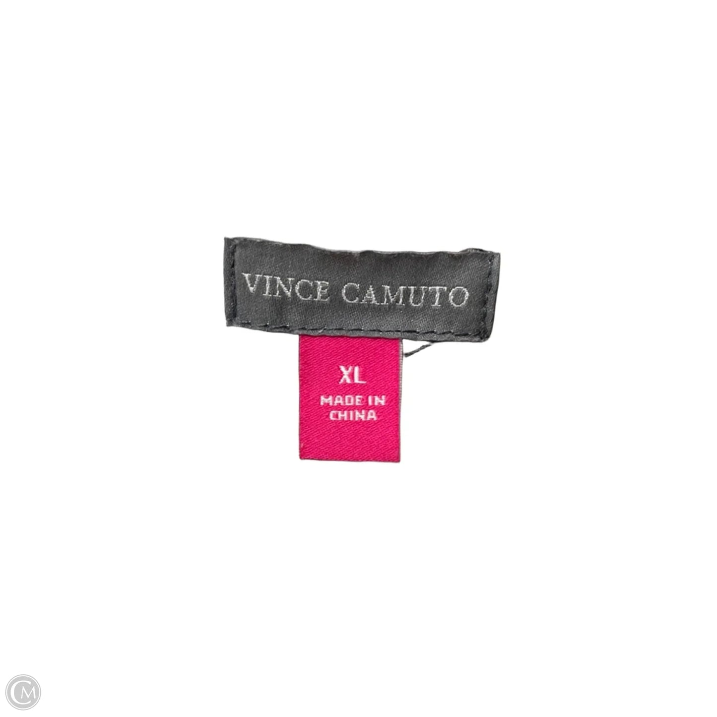 Blouse Sleeveless By Vince Camuto In Cream & Tan, Size: Xl