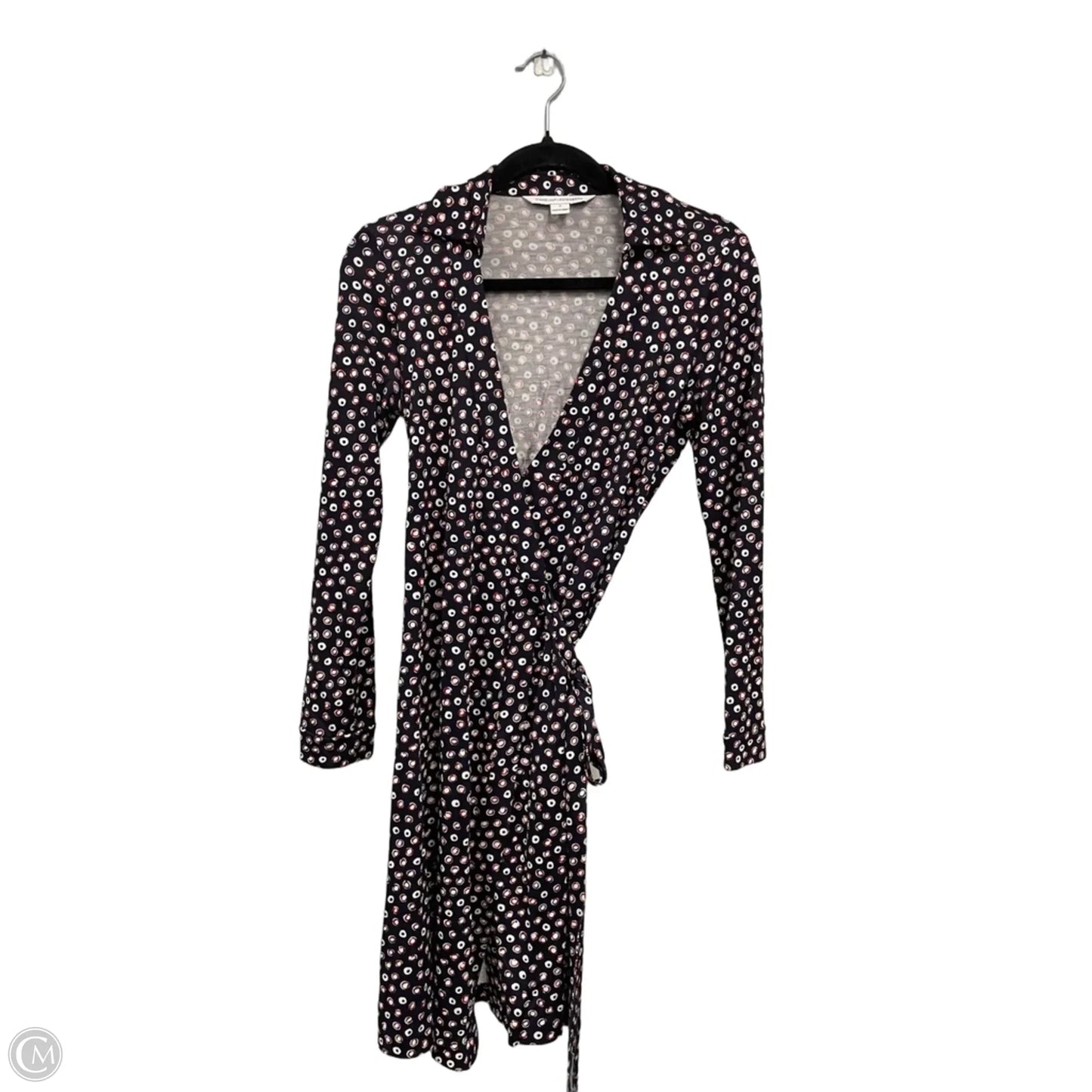 Dress Designer By Diane Von Furstenberg In Blue & White, Size: 4