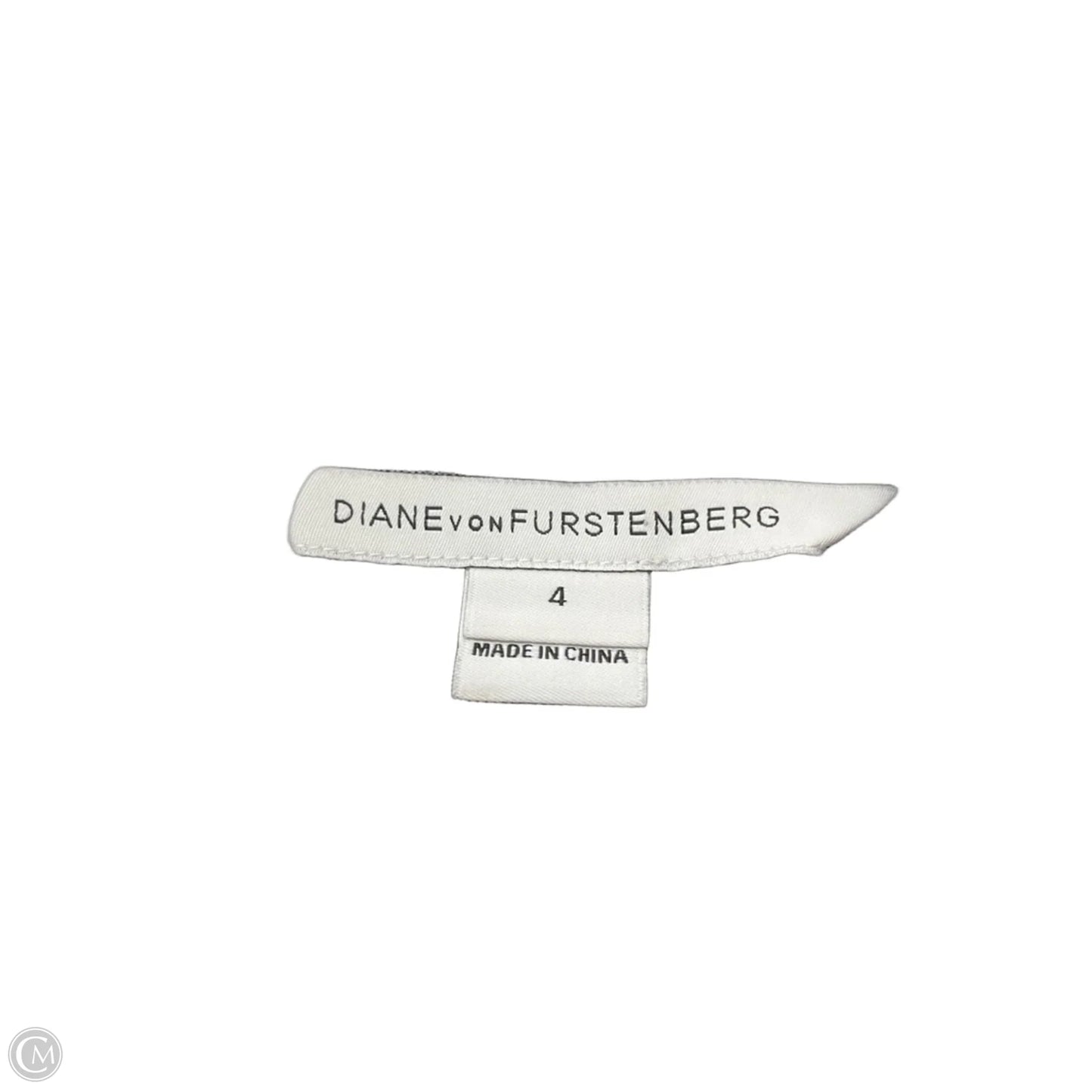 Dress Designer By Diane Von Furstenberg In Blue & White, Size: 4