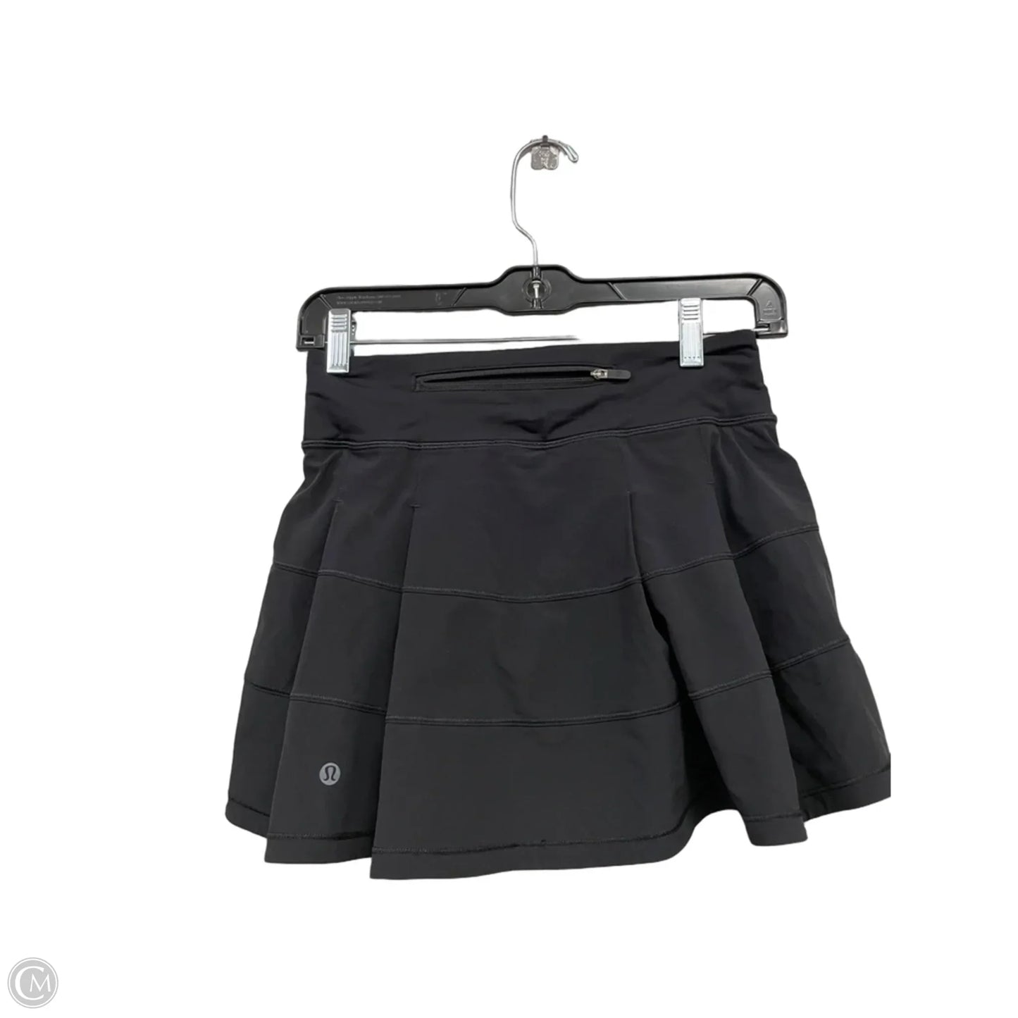 Athletic Skort By Lululemon In Black, Size: 2