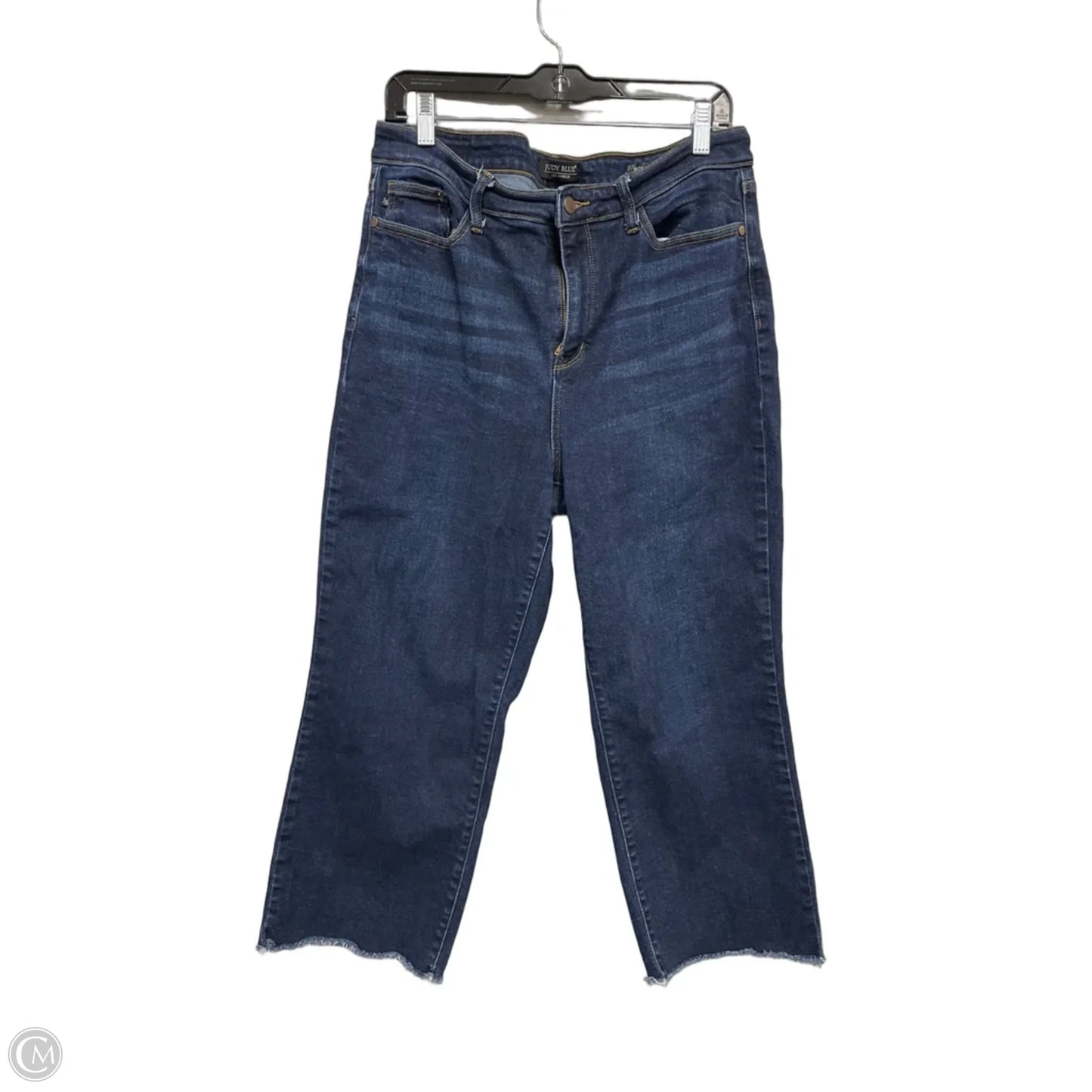 Jeans Wide Leg By Judy Blue In Blue Denim, Size: 14